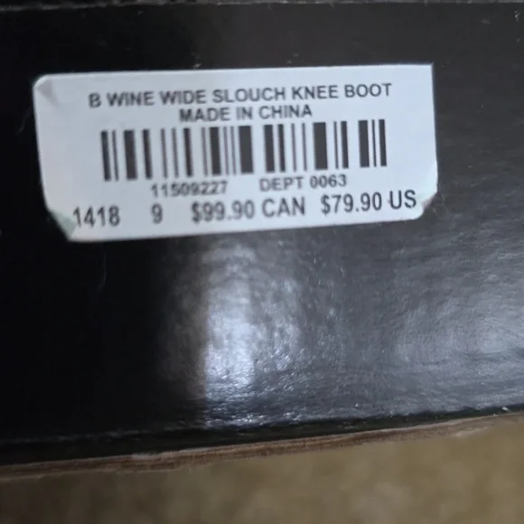 Torrid wine boots 9W - Picture 6 of 7